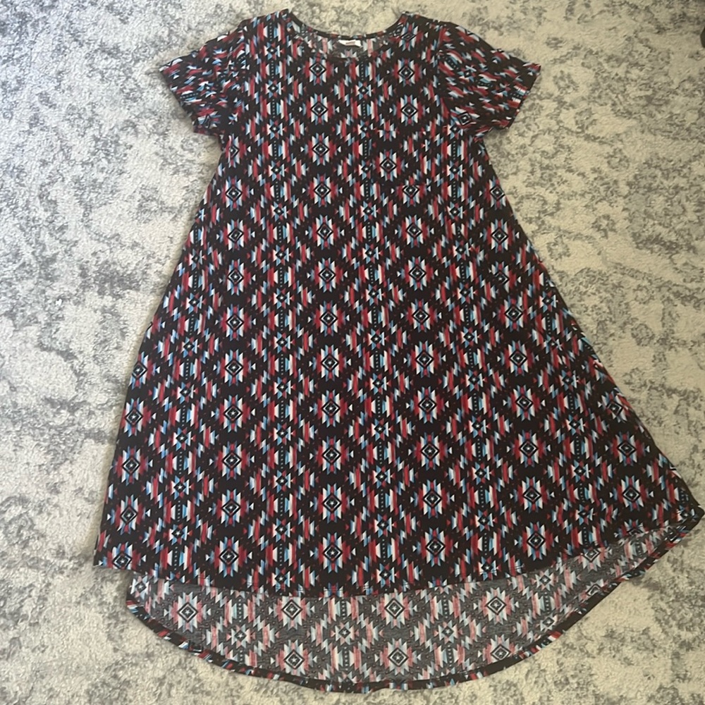 Red White and Blue LulaRoe Carly Size Small